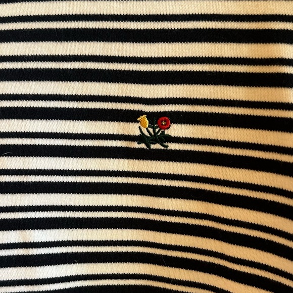 Aime Leon Dore Navy and White Striped Shirt - Picture 2 of 8